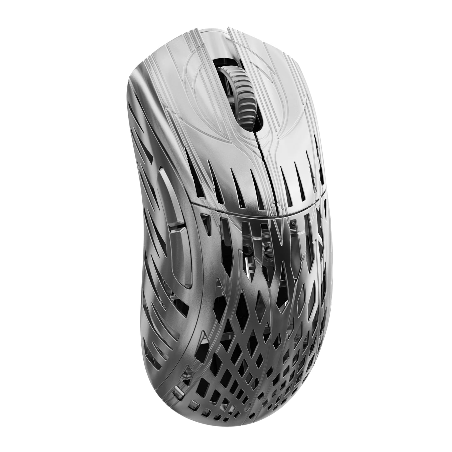 PWNAGE Stormbreaker Magnesium Wireless Gaming Mouse 8kHz - 50grams Ultralight Esports Pro Gamer Flawless Professional PAW3950 Optical Sensor 36,000 DPI - 8000Hz -100% PTFE Skates Ergo -Platinum