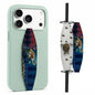 Switchbands Animal Print Phone Grip Strap – Reversible Elastic Strap, Drop Protection, Adhesive-Free, Arthritis Friendly, Wireless Charging Compatible, Universal Fit – Leopard & Pink Tie dye