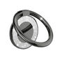Pikabo Adhesive Phone Ring Holder Stand, 360° Rotation Cell Phone Finger Ring Kickstand, Glitter Phone Grip for Smartphones. (Glitter Black)
