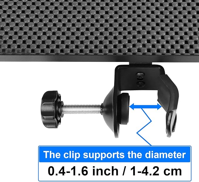 Mr.Power Microphone Stand Rack Tray Holder for Stage, Live Streaming, Recording (13" x 9")(Large)