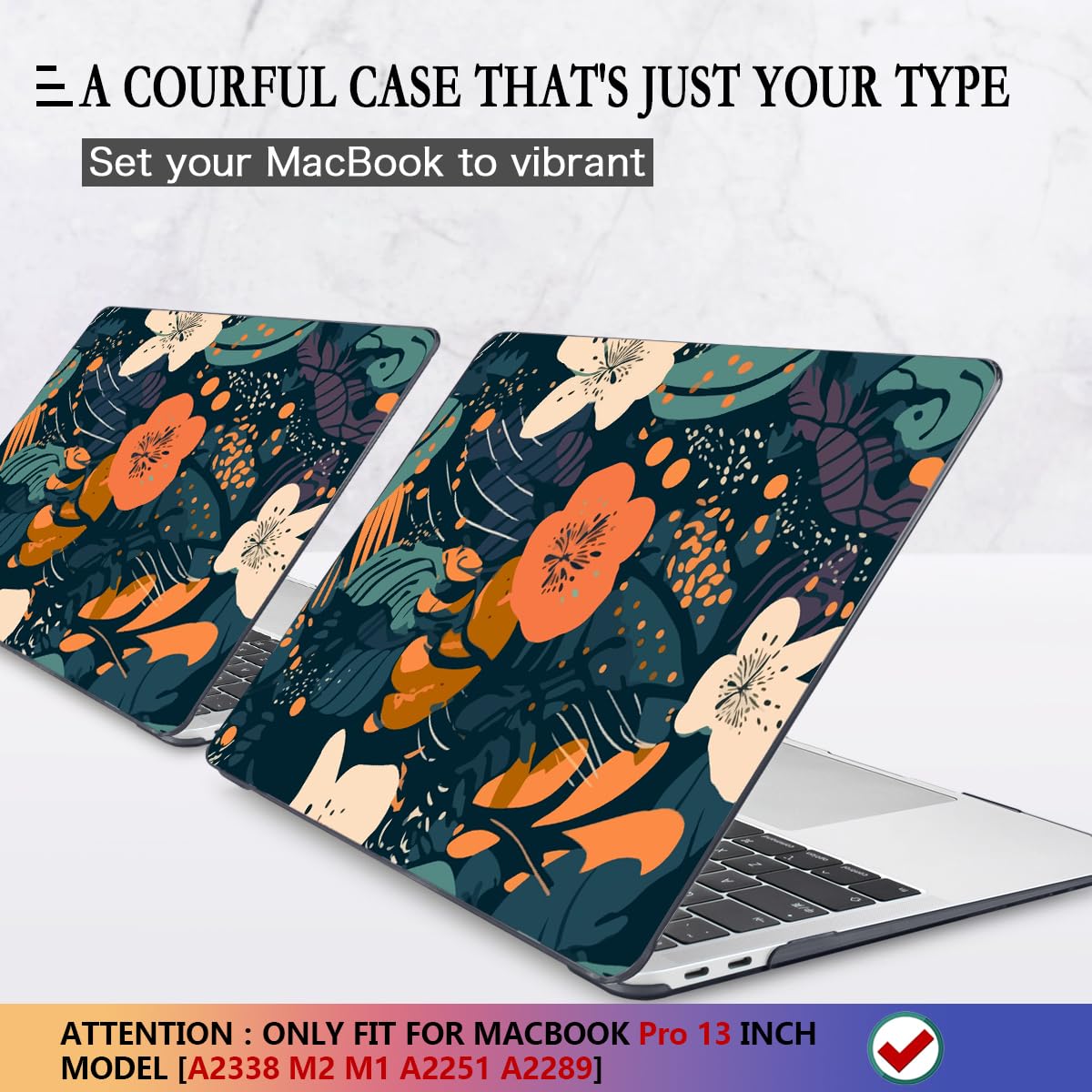 CISSOOK Compatible with MacBook Pro 13 inch Case 2025-2016 Release M2 M1