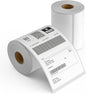 2 Rolls 4" x 6" Direct Thermal Printer Label, 250 Labels/Roll, Total 500 Thermal Shipping Labels, Strong Adhesive, Commercial Grade, Perforated, Compatible with Most Thermal Printers (NOT for DYMO)