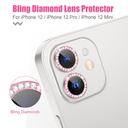 AGVEE 3+3 6 Pack for iPhone 12 & Mini & Pro Camera Lens Protector Cover