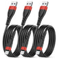 OIITH MFi Certified for iPhone Charger Cable 3 Pack 3 Ft, for Lightning Charging Cord, Fast 2.4A for iPhone USB Cord Compatible with iPhone12/11/XS/Max/XR/X/8/8P/7P/6/iPad - Red