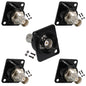 PENGLIN 2PCS BNC D Series Panel-Mount Bulkhead Connector Female/Female