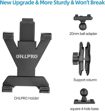 OHLPRO Tablet Holder for Truck, Heavy Duty Drill Base Tablet Car Mount for iPad, mini, Samsung Galaxy (7" - 11") for Dashboard, Desks, Tabletop, ipad Mount Great for Wall, Commercial Vehicles