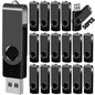 16GB 50-Pack USB Flash Drives Bulk EASTBULL USB 2.0 Thumb Drive,Gold