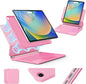 GGQFGTOJ for iPad 9th Generation Case with Keyboard,Magic Style Keyboard Case for iPad 9th/8th/7th Gen 10.2 inch - Floating Cantilever Magnetic Stand Multi-Touch Trackpad (Pink)