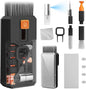 Ordilend Keyboard Cleaning Kit Laptop Cleaner, All-in-One Computer Camera Cleaning Kits Brush Tool, Multi-Function PC Electronic Cleaner for iPad iPhone Pro Earbuds Camera Monitor with Patent, Black