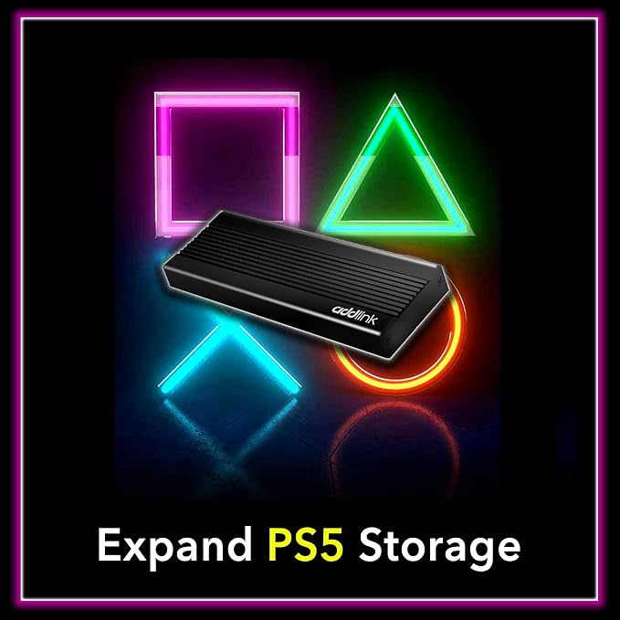 Addlink External Portable SSD 512GB P20 USB 3.2 Gen2 up to 1050MB/s, 3D TLC USB C Solid State Drive, for PC Laptop Mac Windows Linux Android PS4 PS5 Xbox One Smart TV (ad512GBP20B32) Made in Taiwan