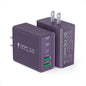 [2‑Pack] 60W 5‑Port Multiport USB‑C Wall Charger, PD3.0 Fast Charging Block