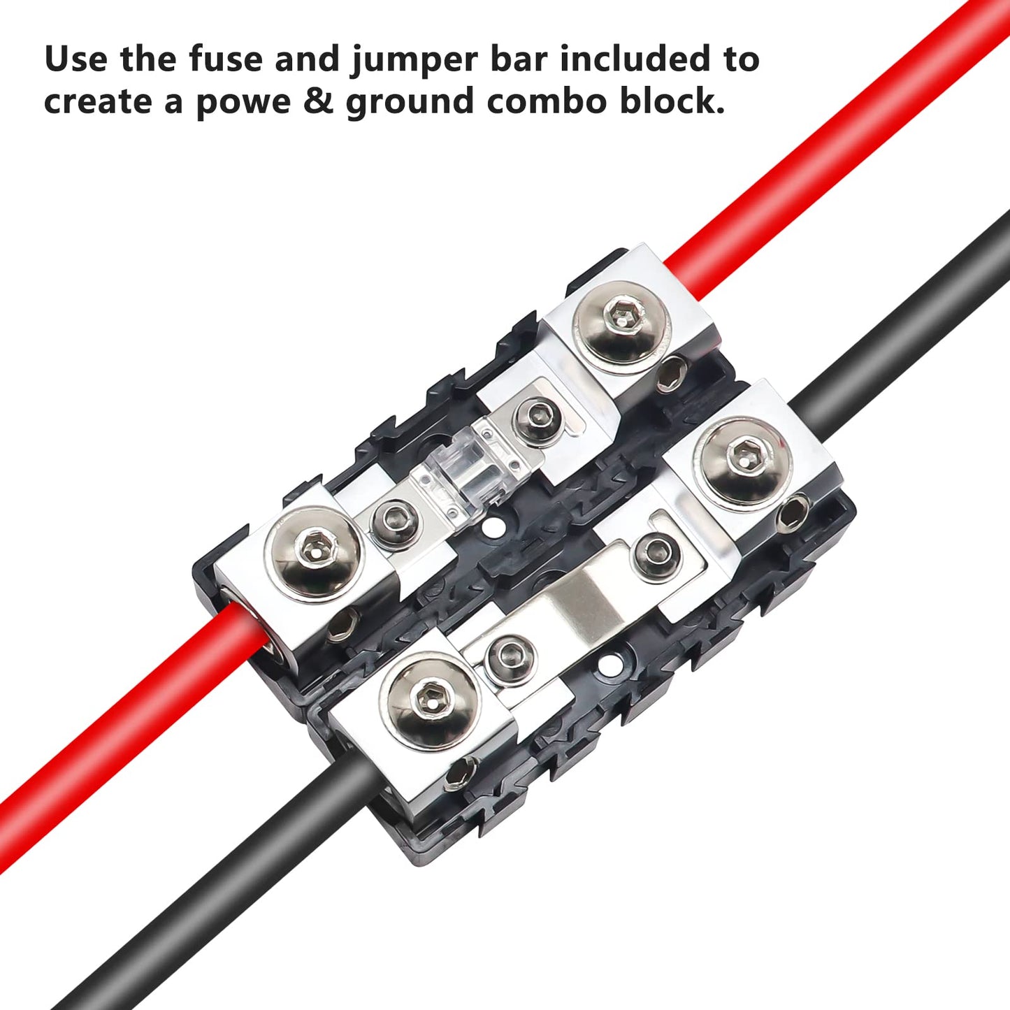 Recoil MFHA-2 Fuse Holder 0/2/4 Gauge Modular Inline ANL Mini-ANL