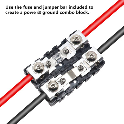 Recoil MFHA-2 Fuse Holder 0/2/4 Gauge Modular Inline ANL Mini-ANL