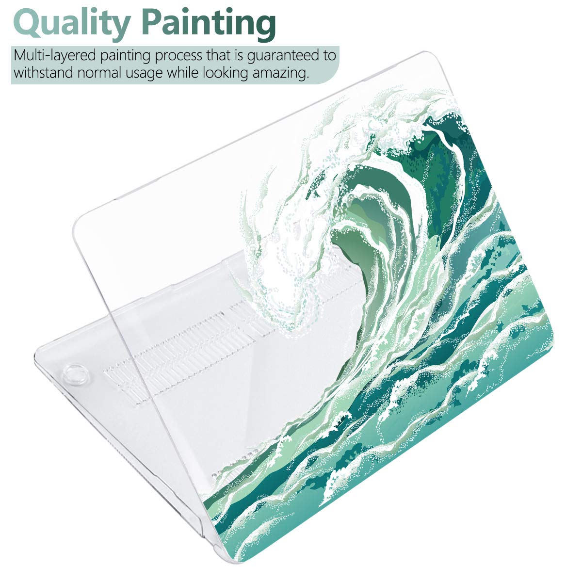 Batianda LumiArt Case for MacBook Air 13" M1 Chip, Wave