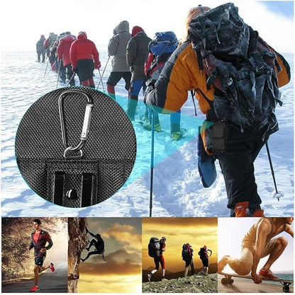 Cell Phone Pouch Nylon Holster Case with Belt Clip Cover for Samsung Galaxy S24 Ultra / S24 Plus/ S23 Ultra / A14 5G / A15 5G/A35/A55 5G/iPhone 15 14 13 12 Pro Max Case Metal Belt Clip