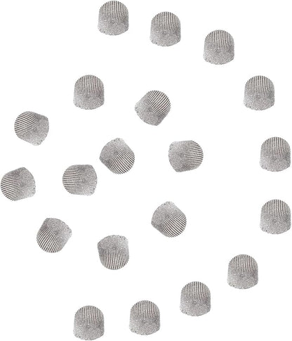 MECCANIXITY 10Pcs Replacement Fiber Mesh Tips for Stylus Pens 8mm Suitable for Capacitive Touch Screen,High Sensitivity,Soft,No Scratch Screen Pen Tip