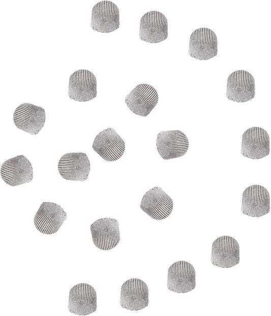 MECCANIXITY 10Pcs Replacement Fiber Mesh Tips for Stylus Pens 8mm Suitable for Capacitive Touch Screen,High Sensitivity,Soft,No Scratch Screen Pen Tip