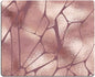 Rose Gold Marble Mouse Pad with Irregular Geometric Design - Gaming Mouse Mat with Waterproof Square Surface, Non-Slip Rubber Base for Office, Home, Laptop, Travel - 9.5"x7.9"x0.12" Inch