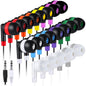 Kanayu 100 Pack Wired Earbuds Bulk for Classroom, No Mic 3.5mm, Yellow