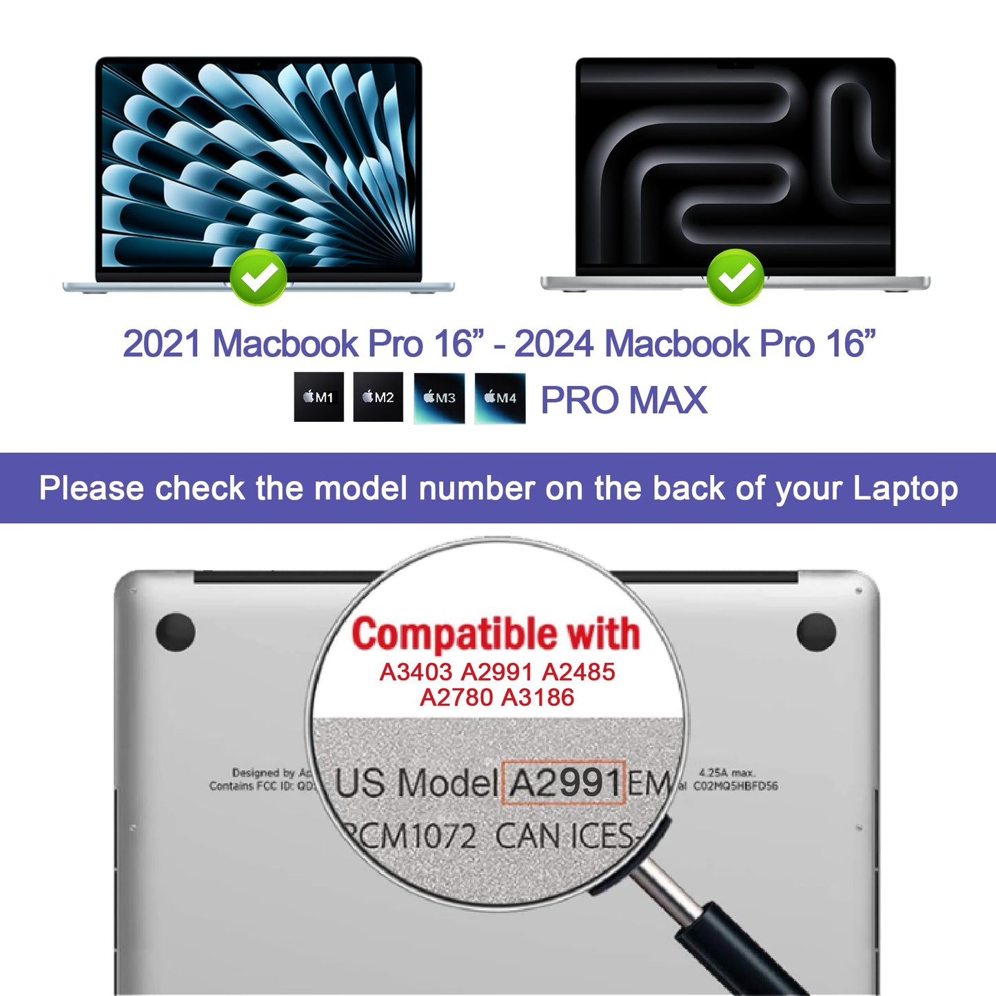 Halloive 360° Privacy Screen Protector for MacBook Pro 16 Inch (2021-2026)