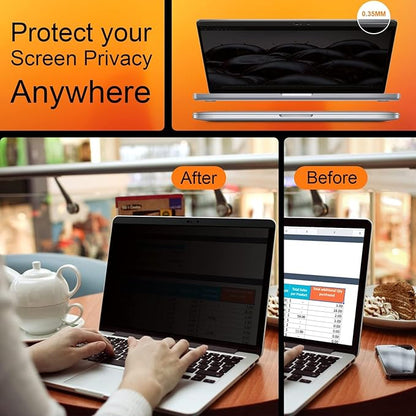 Magnetic Privacy Screen MacBook Air 13 Inch(2018-2021, M1), Removable Anti Blue Light Glare Filter Screen Protector with Camera Cover for Mac air 13''
