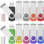 FEBNISCTE Memory Stick 1GB USB Flash Drive Bulk 10 Pack - Bulk 1 GB USB 2.0