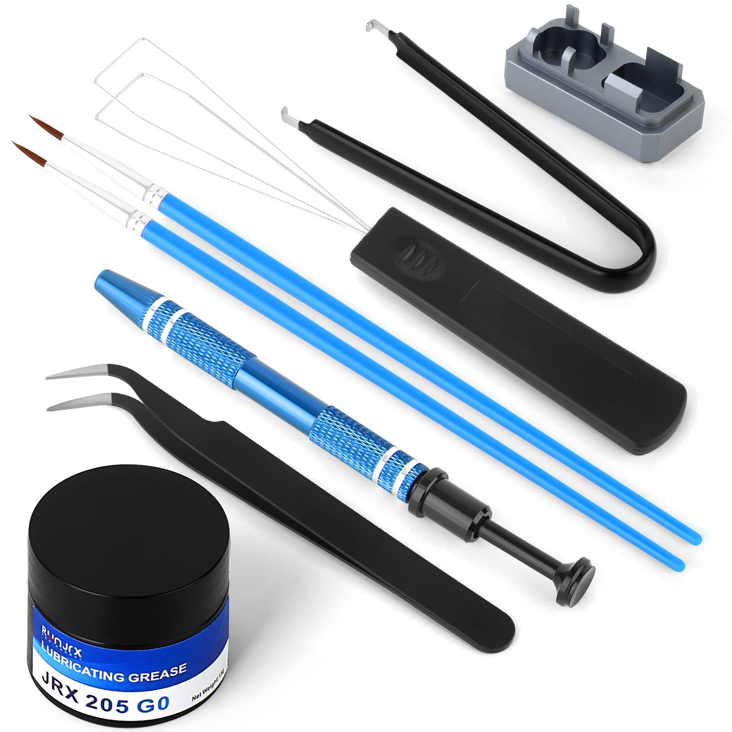 YIMAGUJRX RUNJRX Keyboard Lube Kit JRX 205G0 0.53oz/15g for Mechanical Keyboard Lube, Switch Opener for MX Kailh,Keyboard Tools with Keycap Puller