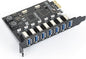 ELUTENG PCIE USB 3.0 Card 7 Ports PCI Expree to USB Expansion Card Super Speed 5Gbps PCI-e USB3 Hub Controller Adapter for Windows 11/10/8/7/XP/Vista