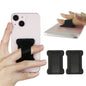 WOJI Cell Phone Finger Grip Strap Holder for Hand, Phone Strap, Phone Holder for Hand - Small, New Slim Finger Loop Selfie Grip Compatible with Most Smartphones (Black) - 2Pack