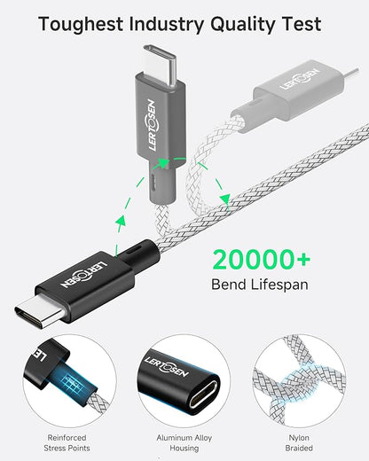 2 Pack Lightning to USB C Adapter,Lightning Female to USB C Male Cable Adapter Type C Charger Connector for iPhone 17 16 15 Pro Max Plus,Samsung S25/S24/S23,Fast Charging & Data Sync,Not for Audio/OTG