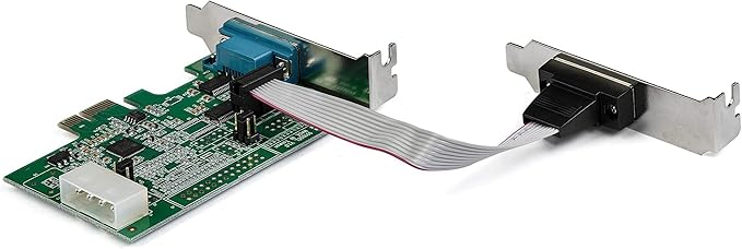 StarTech 2-Port PCI Express RS232 Serial Adapter Card, TAA (PEX2S953LP)