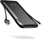 TG90° Portable Charger with Cords 10000mAh Power Bank with Built in Cables Battery Backup Cell Phone External Battery Pack Compatible with iPhone 16 15 14 13 12 Samsung S22 S21 Google iPad etc