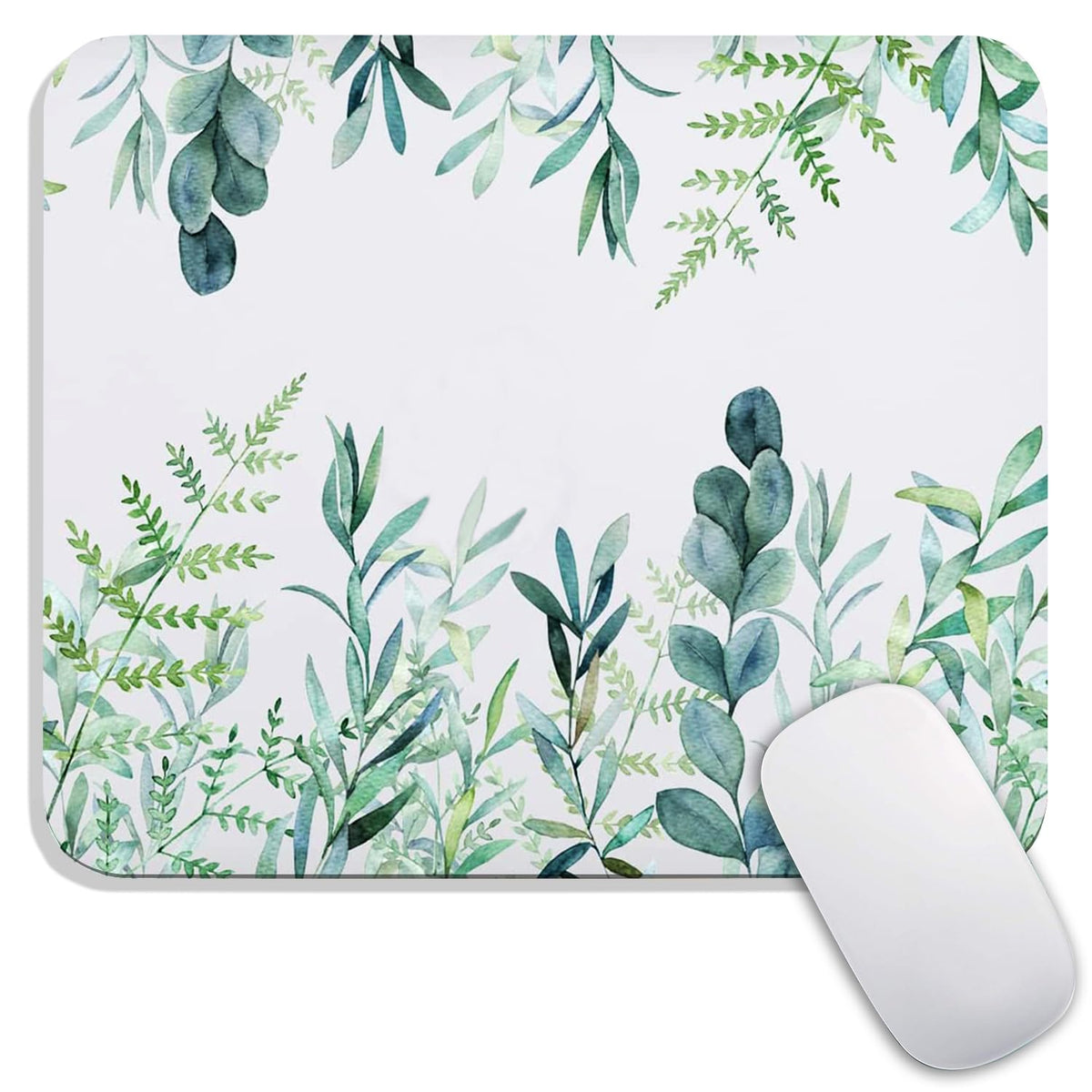 Armanza Square Mouse Pad Apricot Flower, Personalized Premium-Textured Custom Mouse Mat Design, Washable Mousepad Cloth, Non-Slip Rubber Base Computer Mouse Pads for Wireless Mouse