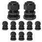 Bonsicoky 1/2" NPT Nylon Cable Glands, Grey, 10 Pcs