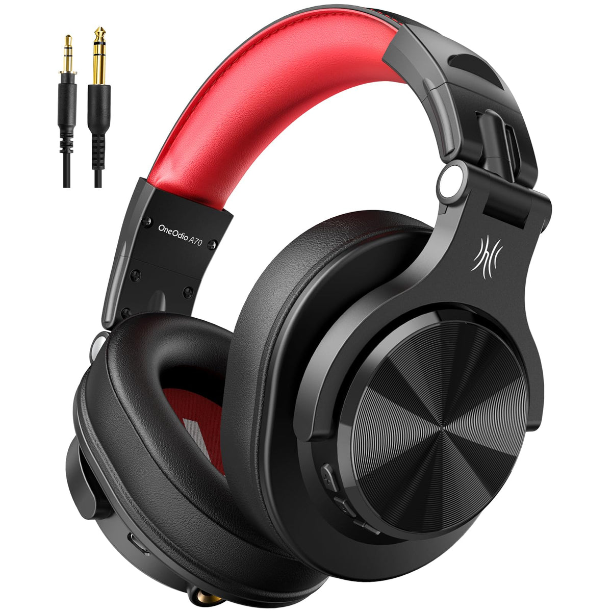 OneOdio A70 Bluetooth Over-Ear Headphones, Hi-Res Wired DJ Studio - RG