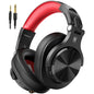 OneOdio A70 Bluetooth Over-Ear Headphones, Hi-Res Wired DJ Studio - RG