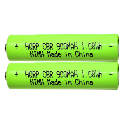HQRP 2-Pack Battery for Panasonic Cordless Telephone 1.2V Battery HHR-75AAA/B, BK30AAABU, VTech BT205662, Outdoor Solar Garden Lights, TV Remote Control and Household Devices Replacement