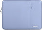 MOSISO Laptop Case 16 inch, 15-15.6 inch Laptop Sleeve Compatible with MacBook Pro 16 M4 M3 M2 M1, HP Acer Dell Lenovo ASUS Notebook, Polyester Vertical Computer Sleeve Bag with Pocket, Pastel Blue