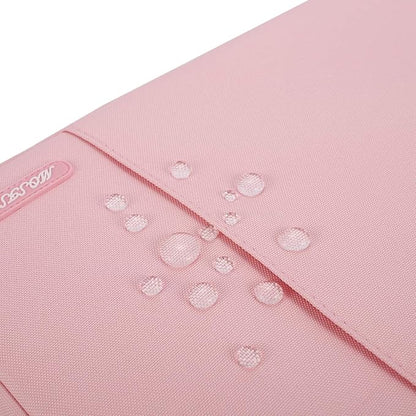 MOSISO Laptop Case 14 inch, 14 inch Laptop Sleeve Compatible with HP Lenovo Dell ASUS Acer, HP Stream, Dell Latitude, Lenovo IdeaPad, Polyester Vertical Computer Sleeve Bag with Pocket, Pink