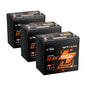 Litime 4 Packs 12V 100Ah Xtra Mini LiFePO4 Battery for RV, Camper, Boat