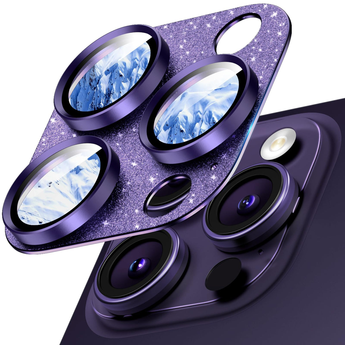 Wumigoo Camera Lens Protector for iPhone 16/15/14 Pro Max & 16/15/14 Pro
