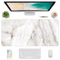 Atufsuat Extended Gaming Mouse Pad, XXL Large Desk Pad 30 x 14 Inch, Big Computer Keyboard Mousepad, Waterproof Mouse Mat with Stitched Edges and Non-Slip Base for Women Office Gaming, Sea Waves