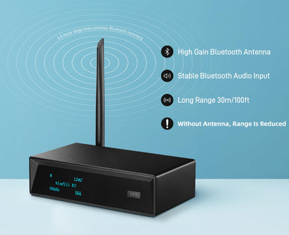 blafili B3 Professional XLR Bluetooth 5.1 Audio Receiver, LDAC & aptX HD