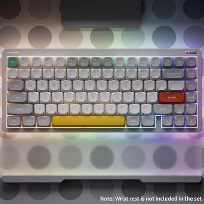 nuphy Halo75 V2 Mechancial Gaming Kyeboard,75% Wireless Hot Swappable Bluetooth Keyboard,83 Kyes RGB Backlit Keyboard,Support Bluetooth/2.4GHz/USB-C (White, Mint (37gf))