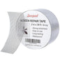Grey Window Screen Repair Tape, 2IN X 30FT (360IN) Screen Repair Kit for Windows or Doors, Strong Adhesive Patch Kit Fiberglass Mesh Tape