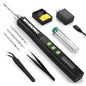 WORKPRO DC Soldering Iron Kit, Fast Heating Soldering Iron Pen with 3 Tips