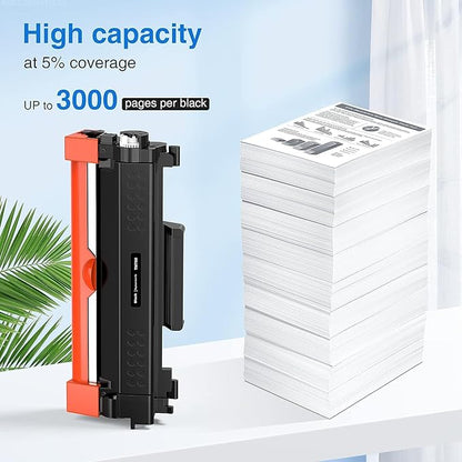 myCartridge Compatible Toner Cartridge Replacement for Brother TN760 TN730 TN-760 TN-730 Toner Use for MFC-L2710DW MFC-L2750DW HL-L2370DW Printer,4 Pack Toner TN-730/TN-760