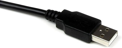 StarTech.com 5ft USB 2.0 Extension Cable - Male to Female - 5 ft USB A to A Extension cord for Laptop, Desktop, Tablet, Webcam & More (USBEXTAA5DSK) , Black