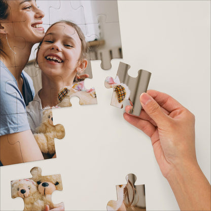 Photo Personalized Puzzle for Mother's Day | 30 Piece, Custom Jigsaw Puzzle (Vertical/Portrait) | 11" x 14" I See Me!