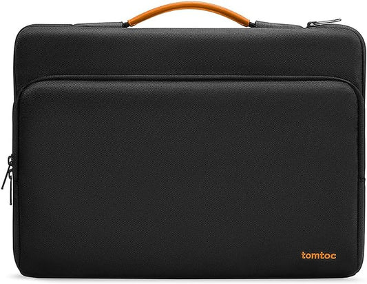 tomtoc 360 Protective Laptop Carrying Case for 2026 16-inch MacBook Pro M5 Pro/Max A3428 A3429, M4/M3/M2/M1 Pro/Max, Water-Resistant Laptop Bag Sleeve with Accessory Pocket for The New Razer Blade 15